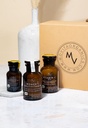 Movita Health Trio Vitamin Gift Set con Vitamina D3, C, e Multivitaminico femminile, Cibi Interi Fermentati, Vitamine e Minerali - Organico, Vegan-Friendly, Senza glutine, & Non OGM