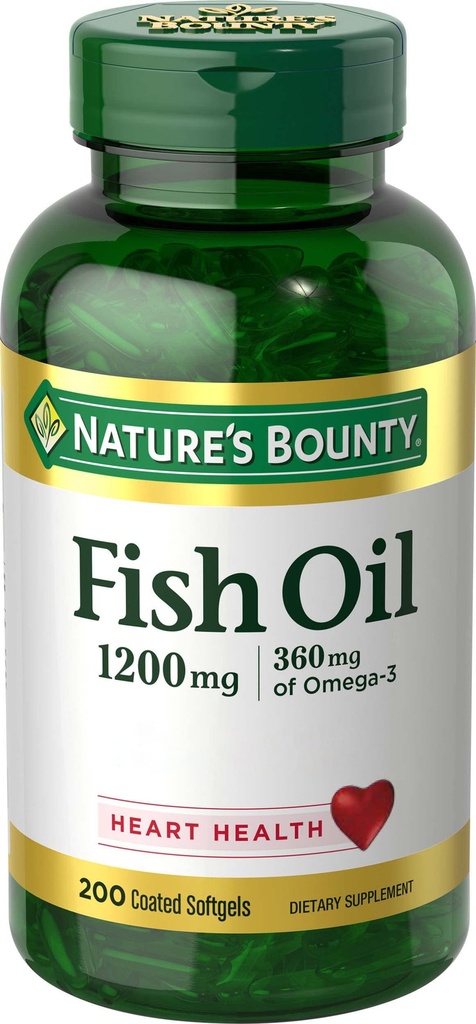 Bounty Fish Oil, 200 Conte