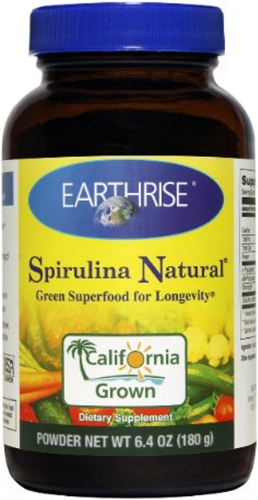 Spirulina naturale, polvere da 180 grammi