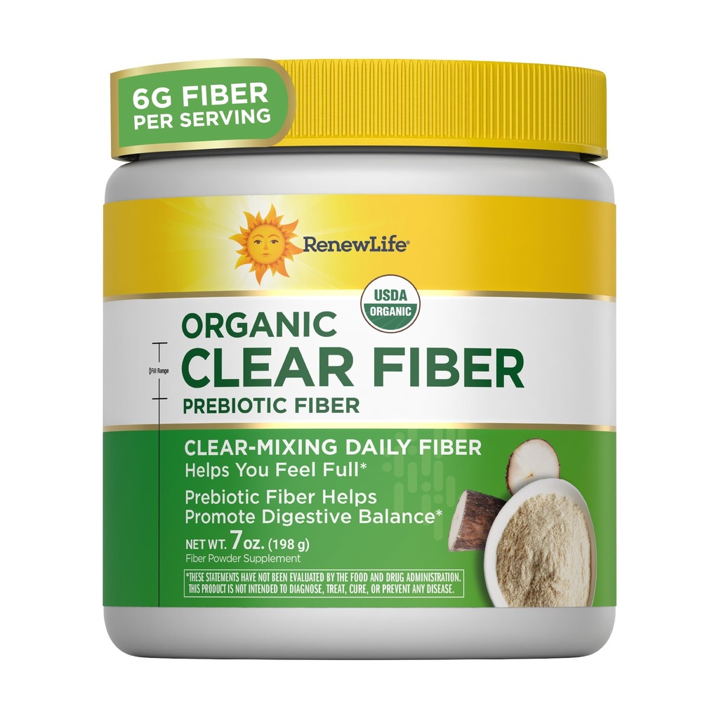 Rinnovare la vita adulta completamente chiaro organico prebiotico Keto amichevole fibra, polvere, 7 oz. (Package May Vary)