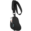 Beautyflier Asthma Inhaler Case Lanyard Holder Portachiavi da viaggio Handy Mini Bag per adulti e bambini, non include Inhaler (nero)