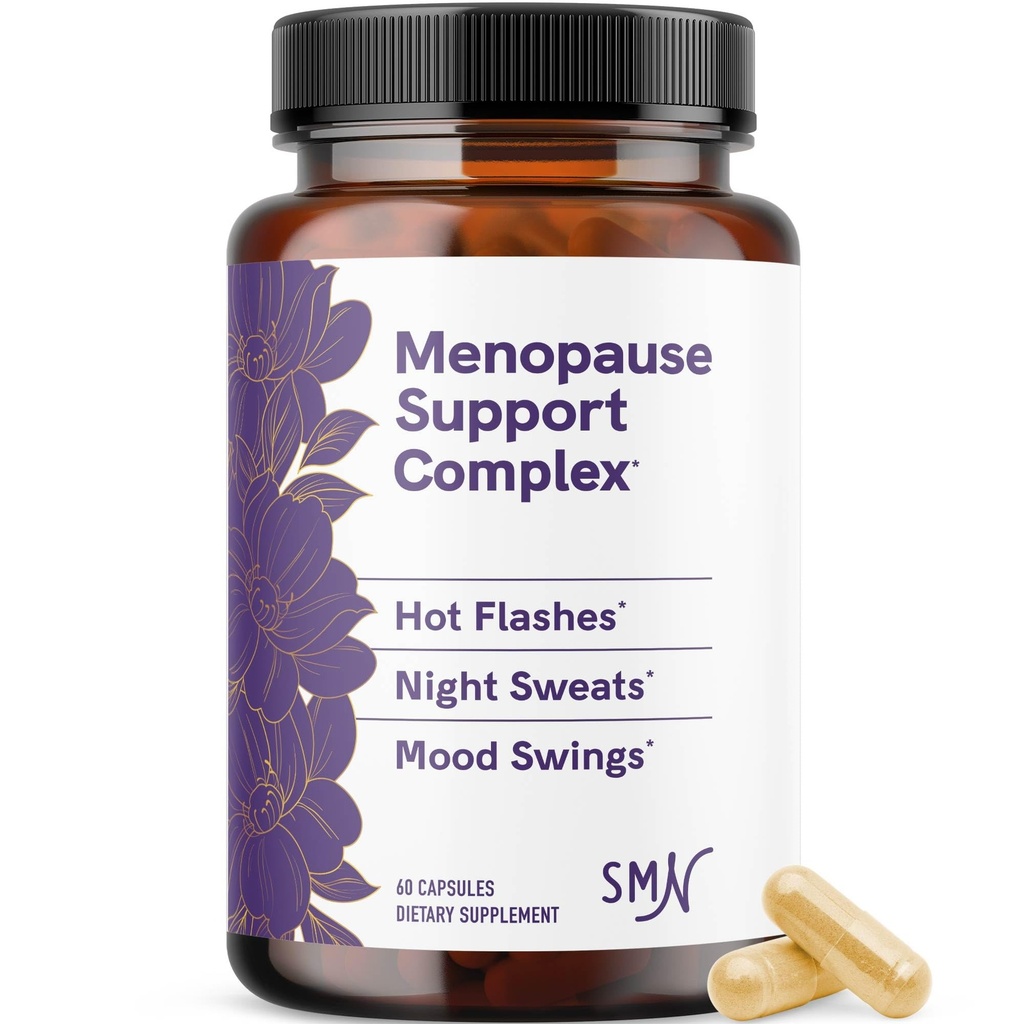 Menopausa Integratori per Donne Caldi Flashes & Night Sweats | Equilibrio dell'ormone, Menopausa Rilievo per Donne & Perimenopause Supporto | con Cohosh nero, DIM & Red Clover | 60 Ct (2 mesi di alimentazione)