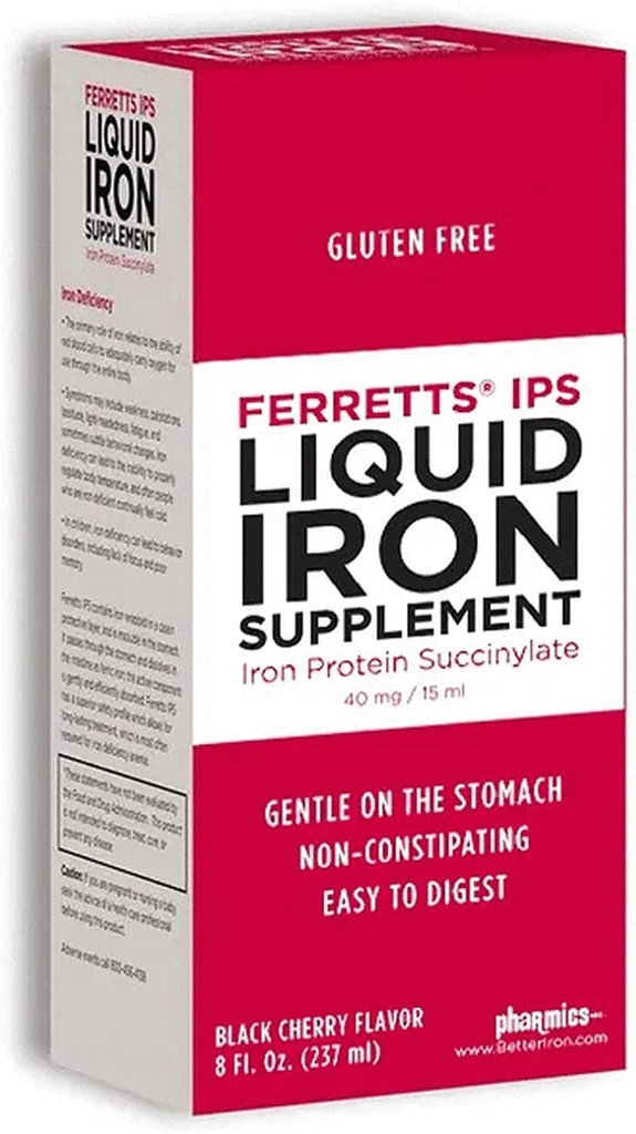 IPS supplemento di ferro liquido (pacchetto di 4)