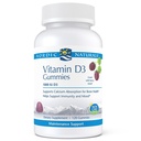 Nordic Naturals Pro Vitamin D3 Gummies, Wild Berry - 120 Gummies - 1000 IU Vitamin D3 - Great Taste - Sane Bones, Mood & Immune System Function - Non-GMO - 120 Serve