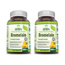 Herbal Secrets Bromelain 500 Mg 120 Tablets Supplemento | Confezione di 2 | Non-GMO | Gluten Free | Made in USA