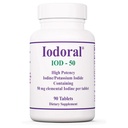 Optimox Iodoral 50 mg Supplemento - Potassium Iodide compresse, supporto tiroide, vitamine e minerali giornalieri, Lugol's Iodine Solution - 90 Conte