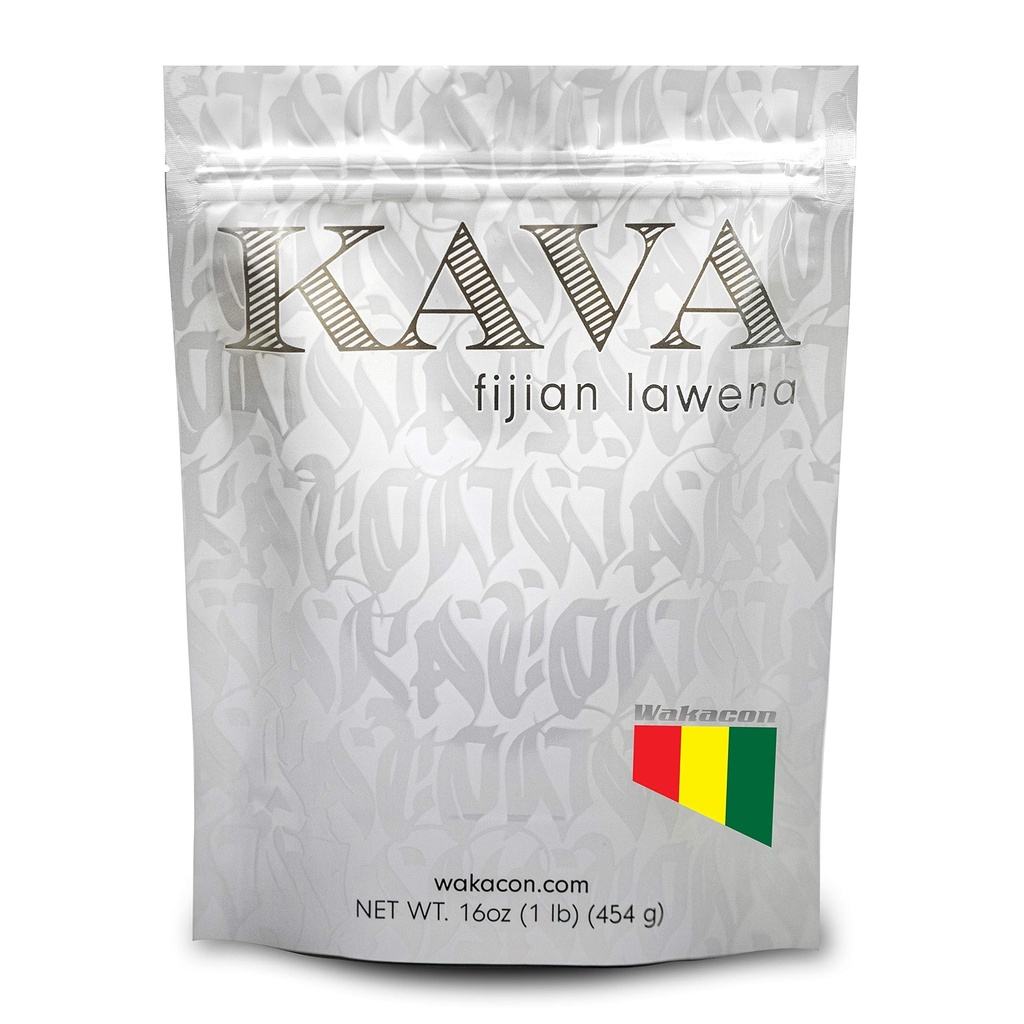 Polvere di Kava Lawena – Autentica, Noble Kava polvere di radice della corona da Fiji – Premium, Responsbly Sourced, 16 Oz