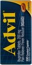 Advil Pain Reliever/Fever Riduttore 200mg Caplets - 100 Ct, Confezione da 3