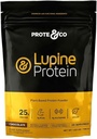 Prote&Co Lupin Protein - 24g di Vegan Plant Based Protein Powder. Non OGM, Non Aggiunto Zucchero, Lattosio Libero, Gluten Free, Soy Free. 20 Serve - Cioccolato