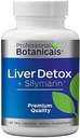 Integratore di fegato di disintossicazione e pulizia, Integratore di supporto per fegato di erbe con Estratto di semi di cardo di latte, Silymarin 80%, Organico Beato Thistle, Radice di dadelion, - 60 capsule vegetariane