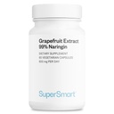 Supersmart - Estratto di pompelmo 600mg al giorno (99% Naringin) - Supplemento GSE ad alta potenza | Non OGM & Gluten Free - 60 capsule vegetariane