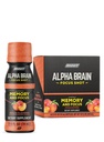 ONNIT Alpha Brain Focus Shot, Peach Flavor, Nootropic Dietary Supplement Drink Che Supporta Energia, Focus e Mood, IGENTM Non-GMO Testato, 2.5 fl oz, 6 Conte