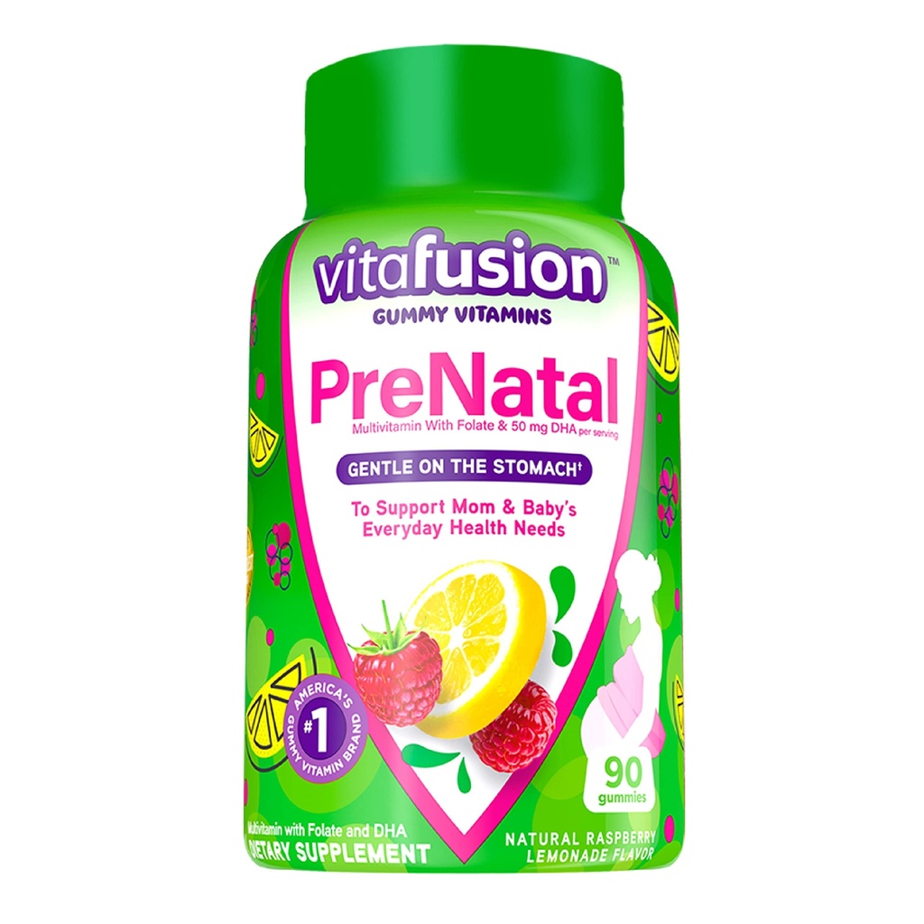 Pre-Seed Fertility Lubricant e vitafusion 90 Contano le vitamine della pancia prenatale con Folate, DHA e Nutrienti essenziali per la salute della gravidanza