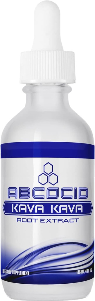 Estratto di radice di Kava 490 mg, 4 Oz Liquid, 240 Serve, Made in USA, Assorbimento rapido, Ingredienti Potenti di Qualità, Testati di terze parti, Non OGM, GMP Certificati, Cruelty-Free Products