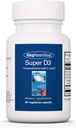 Allergy Research Group Super D3 Integratore alimentare - Supporto Bone & Immune, Cholecalciferol con C & E, Capsule Vegetariani, Gluten Free - 60 Count