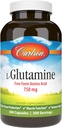 Carlson - L-Glutamina, Aminoacido Free-Form, 750 mg, Produzione di tessuti muscolari, 300 capsule
