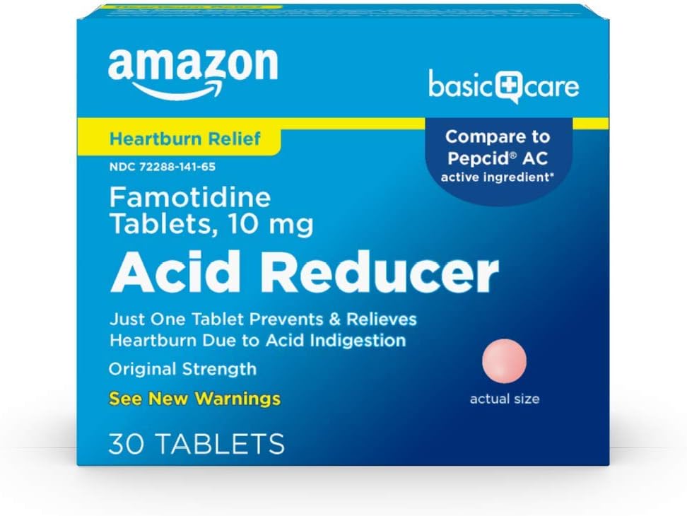 Riduttore di acido di cura di base Famotidine compresse 10 Mg, 30 conte