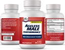 Booster di ossido nitrico per gli uomini - Promuovi la circolazione sanguigna, eccitazione, produzione di energia, azionamento, stamina, supplemento di salute (60 compresse, 1 bottiglia)