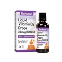 BlueBonnet Vitamin D3 1000 IU 25mcg Strong Bones & Immune Support Supplemento - Vitamine liquide per Donne & Uomini - Lanolin VIT D Gocce con olio MCT - Non OGM, Vegetariano - Citrus Flavor - 1 Fl Oz