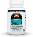 Fonte Naturals Omega-7 Sea Buckthorn Fruit Oil, Non OGM, Vegan-Sourced per la salute e la vitalità* - 60 Vegan Softgels