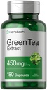 Estratto di tè verde Horbäach capsule 450mg | 180 Count | Supplemento di erbe | Non OGM e Gluten Free