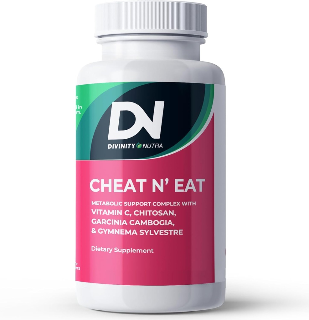 Divinity Nutra Chitosan Supplemento con Chitosan Vitamina C Supplemento per le donne & uomini. Realizzato in USA 60 compresse Non OGM Soyfree