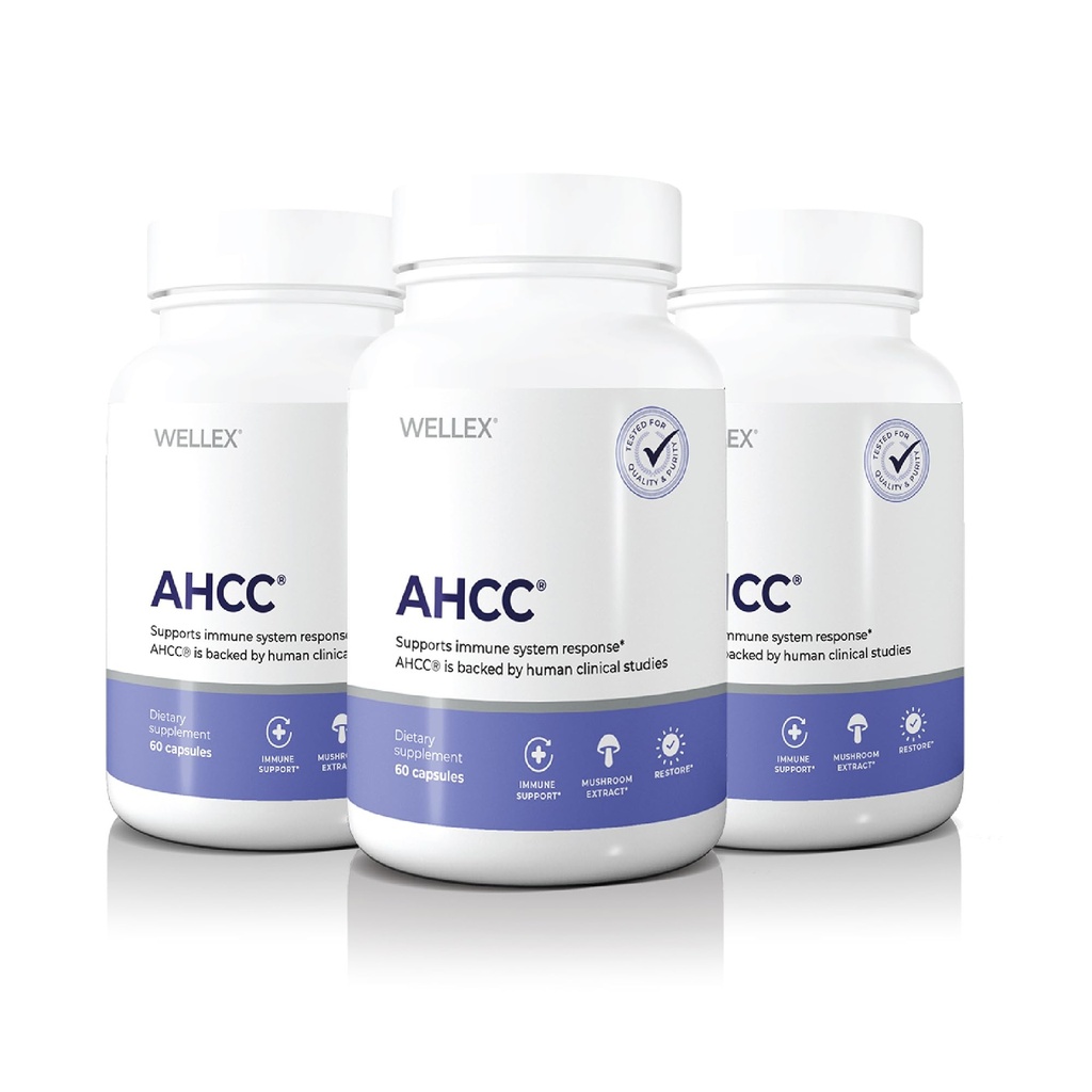 Supplemento AHCC - Massima resistenza - Estratto di supporto immunitario naturale - Mantiene l'attività cellulare del killer naturale - 20+ Studi di ricerca umana - 60 capsule vegetali (1 pacchetto)