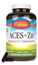 Carlson - ACES + Zn, Vitamine A, C, E + Selenio & Zinc, Salute Cellulare & Supporto Immune, Antiossidante, 180 Softgels