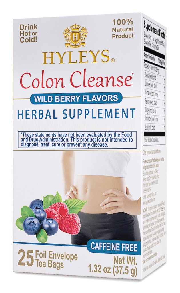 Hyleys Tea Colon Cleanse Wild Berries (1 pacchetto)