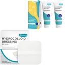 Rivestimento idrocolloide 10 confezione Ultra sottile 4" x 4" + 2 confezioni Hydrogel Wound Dressing
