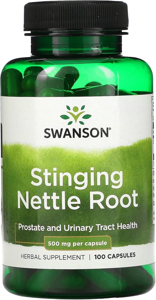 Nettle Root 500 Milligram, 100 Caps (Pack of 3)
