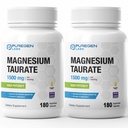 Puregen Labs Magnesium Taurate 1500mg per Serving [High Potency] Total 360 Veggie Caps, Chelated for Superior Absorption, Non-OGM, NO Gluten and Dairy | Made in USA