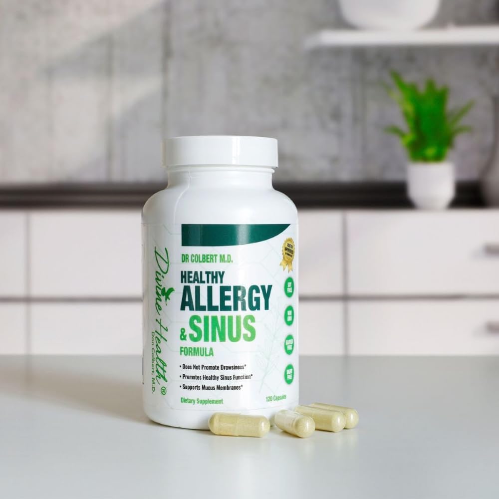 Divina Salute Dr. Colbert, MD sana Formula Allergy & Sinus Support | 60 Serve