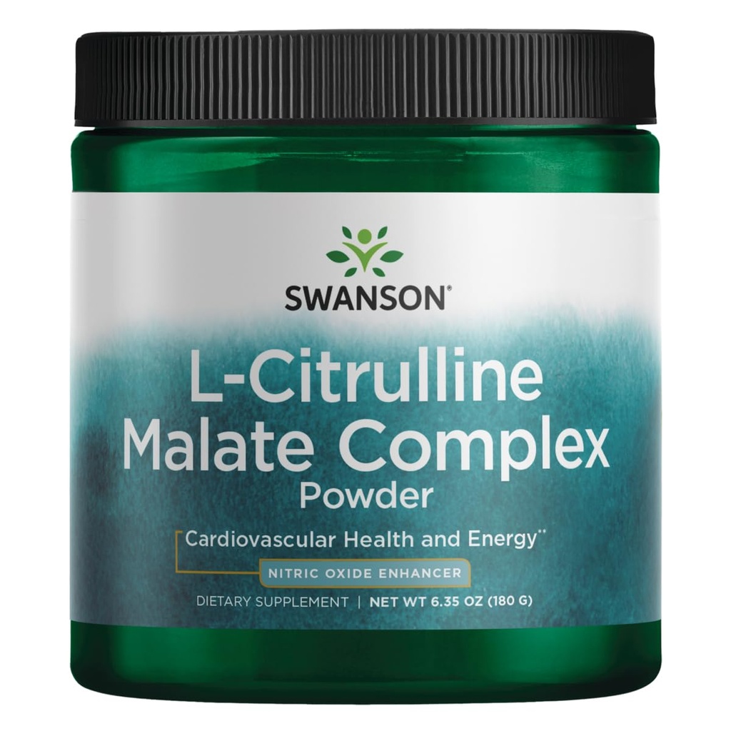 Swanson Aminoacido L-Citrulline Malate Complex 6.35 Ounce (180 g) Pwdr