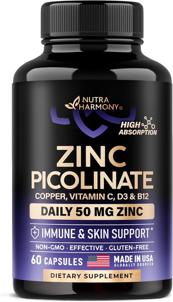 Zing Picolinate - 60 capsule