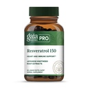 GAIA HERBS PRO Resveratrolo 150 - Offre la salute del cuore e il supporto immunitario - Contiene nodo giapponese - Vegan, Soy-Free & Gluten-Free - 50 Liquid Phyto-Caps (25 Serve)