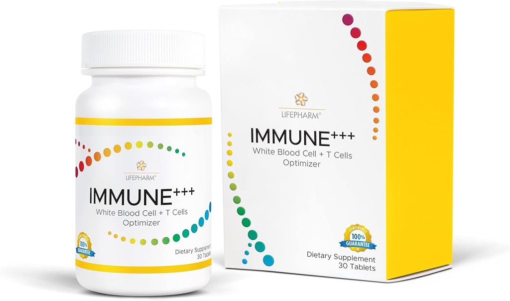 IMMUNE+++ Vital Essentials Vitamin C Supplemento - 500mg - Aumentare l'immunità con 3 potenti miscele di erbe e ingredienti botanici - Aumentare globuli bianchi e cellule T - 30 compresse