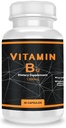 QEI Vitamina B12 1000mg, Supporta il metabolismo energetico e il mantenimento del sistema nervoso, supplemento di vitamina, 30 capsule
