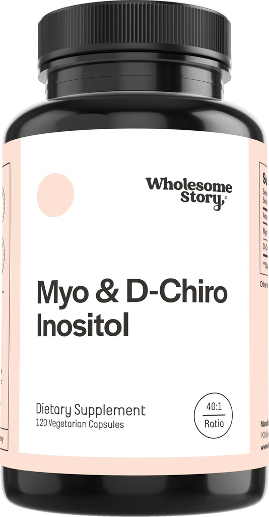 Myo-Inositol & D-Chiro Integratore inositolo per le donne | Integratori di fertilità per l'equilibrio ormonale & Ovarian Health Support | Myoinositol | Rapporto ideale 40:1 | 30 Serve