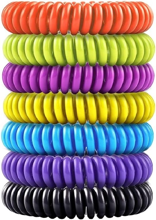 14 Confezione Bracciali per Bambini Adulti - Citronella Natura, Citronella e Eucalipto, Fino a 350 ore di protezione