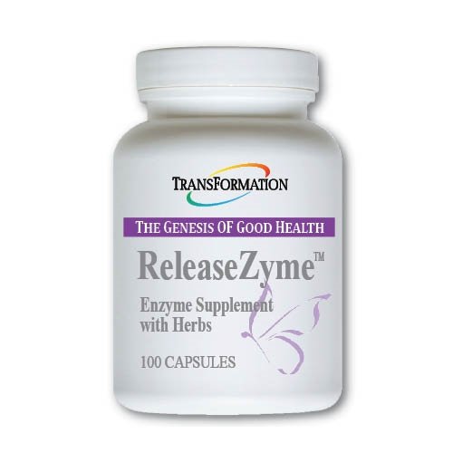 Trasformazione La Genesi di buona salute enzimi RilasciaZyme Blend Supplemento con erbe naturali, Advanced Digestive Support Formula con Protease, Break Down Proteins, Plant Based, 100 Capsule