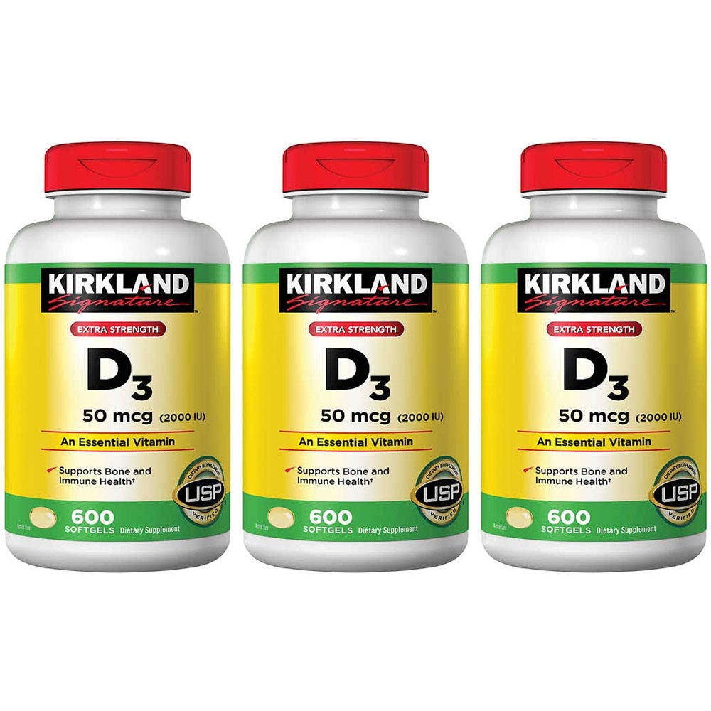 La vitamina D3 2000 I.U. , il pacchetto di 3