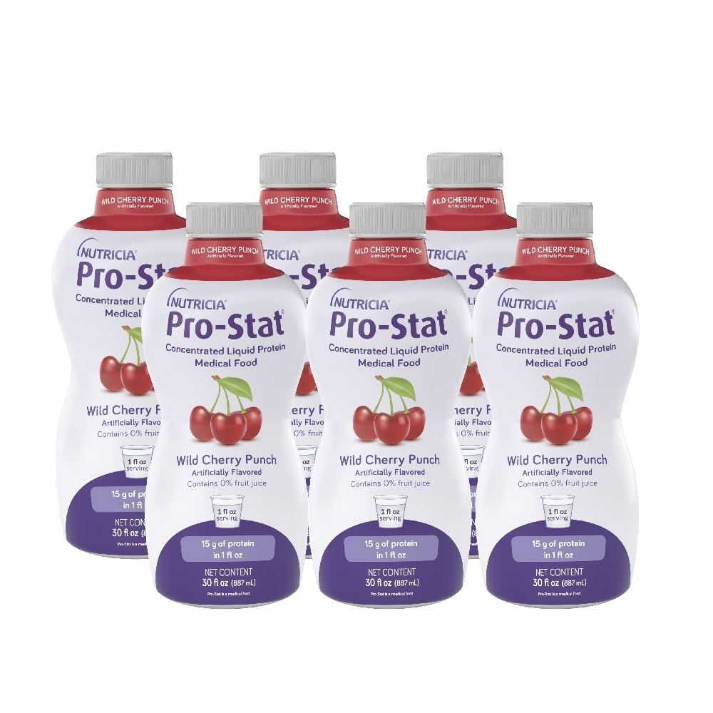 Pro-Stat Concentrato Liquid Protein Medical Food - Pugno di Ciliegia Selvatica, 30 Fl Oz Bottiglia (Sesta di 6)