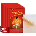 KONGDY Capsaicina Patch,4.72"x7.08" Hot Capsicum Patch (100)