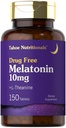 Tahoe Nutritionals Melatonin 10mg | 150 compresse | con L theanine | Vegetariano, Non OGM, Integratore senza glutine