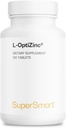 SuperSmart - L-OptiZinc 30mg al giorno (brevettato e altamente biodisponibile) - Zinc Methionine Supplement - Natural Sweet Taste | Non-GMO & Gluten Free - 120 compresse