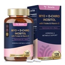 Totaria Myo-Inositol & D-Chiro Inositol Supplemento Capules 3075mg, Plus Multivitamin Vitamin D3, Folate, Ideal 40:1 Ratio - Equilibrio ormonale per donne e ovarian* Supporto | Vegan, Non OGM - 120 Caps