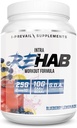 Rehab High Performance Intraworkout Formula 10g BCAA & EAA – Carb10 | Enhance Recovery & Hydration | Keto Friendly | 25 Serve (Blueberry Lemonade, 25 Serving)