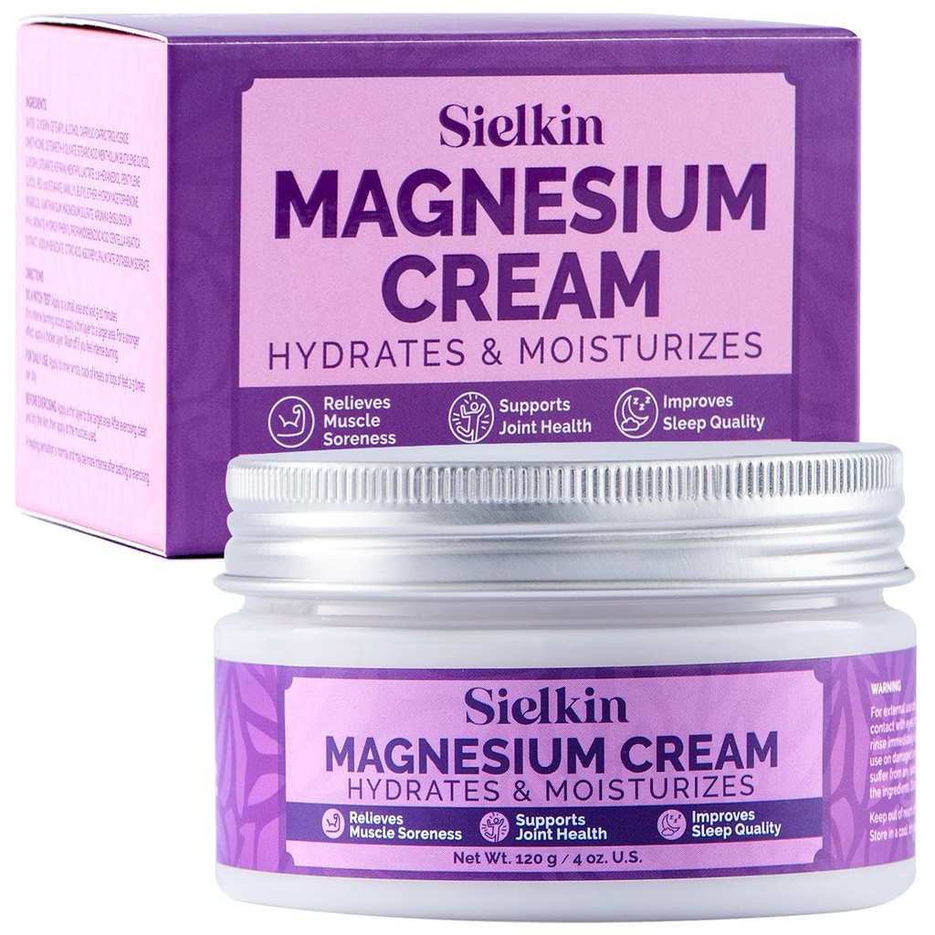 Crema di gambe di magnesio: burro di magnesio per il sonno dolce