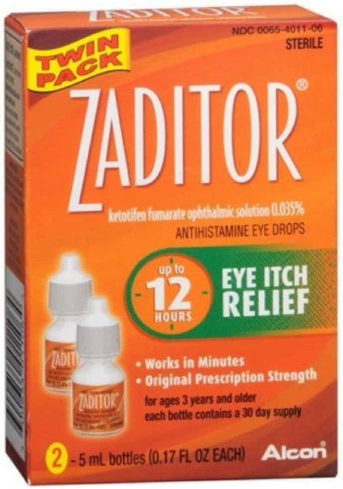 Zaditor Antihistamine collirio Twin Pack 0.34 Fl oz